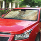 Neper and Nepit Auto Sun Shade Ancient Harvest and Fertility Design with Sickle and Grain
