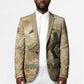 Neper and Nepit Blazer Ancient Harvest and Fertility Design with Sickle and Grain