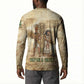 Neper and Nepit Button Sweatshirt Ancient Harvest and Fertility Design with Sickle and Grain