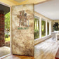 Neper and Nepit Door Cover Ancient Harvest and Fertility Design with Sickle and Grain