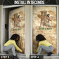 Neper and Nepit Door Cover Ancient Harvest and Fertility Design with Sickle and Grain