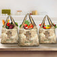 Neper and Nepit Grocery Bag Ancient Harvest and Fertility Design with Sickle and Grain