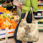 Neper and Nepit Grocery Bag Ancient Harvest and Fertility Design with Sickle and Grain