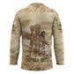 Neper and Nepit Hockey Jersey Ancient Harvest and Fertility Design with Sickle and Grain