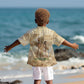 Neper and Nepit Kid Hawaiian Shirt Ancient Harvest and Fertility Design with Sickle and Grain