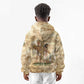 Neper and Nepit Kid Hoodie Ancient Harvest and Fertility Design with Sickle and Grain