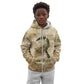 Neper and Nepit Kid Hoodie Ancient Harvest and Fertility Design with Sickle and Grain
