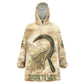 Neper and Nepit Kid Wearable Blanket Hoodie Ancient Harvest and Fertility Design with Sickle and Grain