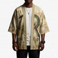 Neper and Nepit Kimono Ancient Harvest and Fertility Design with Sickle and Grain