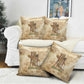 Neper and Nepit Pillow Cover Ancient Harvest and Fertility Design with Sickle and Grain