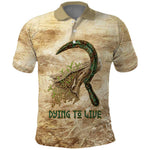 Neper and Nepit Polo Shirt Ancient Harvest and Fertility Design with Sickle and Grain