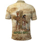 Neper and Nepit Polo Shirt Ancient Harvest and Fertility Design with Sickle and Grain