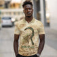 Neper and Nepit Polo Shirt Ancient Harvest and Fertility Design with Sickle and Grain