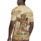 Neper and Nepit Rugby Jersey Ancient Harvest and Fertility Design with Sickle and Grain