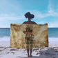 Neper and Nepit Sarong Ancient Harvest and Fertility Design with Sickle and Grain