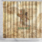 Neper and Nepit Shower Curtain Ancient Harvest and Fertility Design with Sickle and Grain
