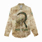 Neper and Nepit Women Casual Shirt Ancient Harvest and Fertility Design with Sickle and Grain