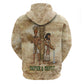 Neper and Nepit Zip Hoodie Ancient Harvest and Fertility Design with Sickle and Grain