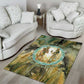 Neper and Nepit Area Rug Ancient Egyptian Seed Awakening and Fertility