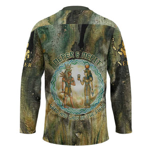 Neper and Nepit Hockey Jersey Ancient Egyptian Seed Awakening and Fertility