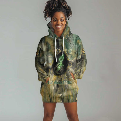 Neper and Nepit Hoodie Dress Ancient Egyptian Seed Awakening and Fertility
