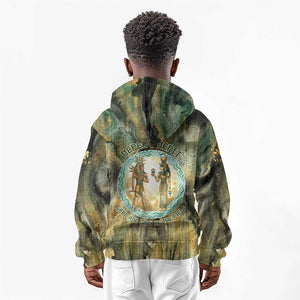 Neper and Nepit Kid Hoodie Ancient Egyptian Seed Awakening and Fertility