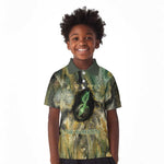 Neper and Nepit Kid Polo Shirt Ancient Egyptian Seed Awakening and Fertility