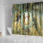 Neper and Nepit Shower Curtain Ancient Egyptian Seed Awakening and Fertility