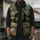 Neper and Nepit Sleeveless Puffer Jacket Ancient Egyptian Seed Awakening and Fertility