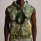 Neper and Nepit Sleeveless Zip Hoodie Ancient Egyptian Seed Awakening and Fertility