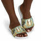 Neper and Nepit Slide Sandals Ancient Egyptian Seed Awakening and Fertility
