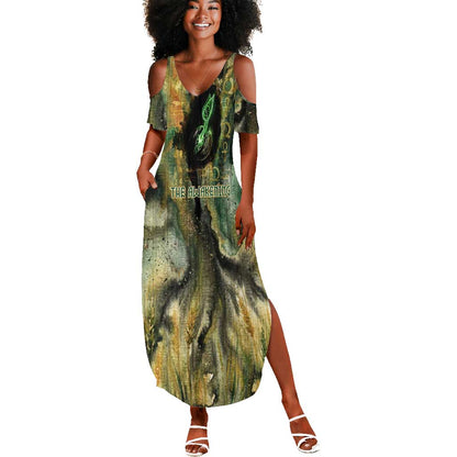 Neper and Nepit Summer Maxi Dress Ancient Egyptian Seed Awakening and Fertility