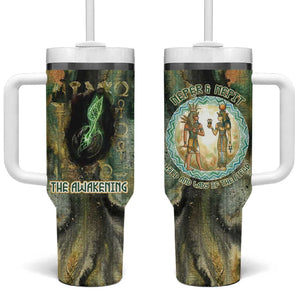 Neper and Nepit Tumbler With Handle Ancient Egyptian Seed Awakening and Fertility