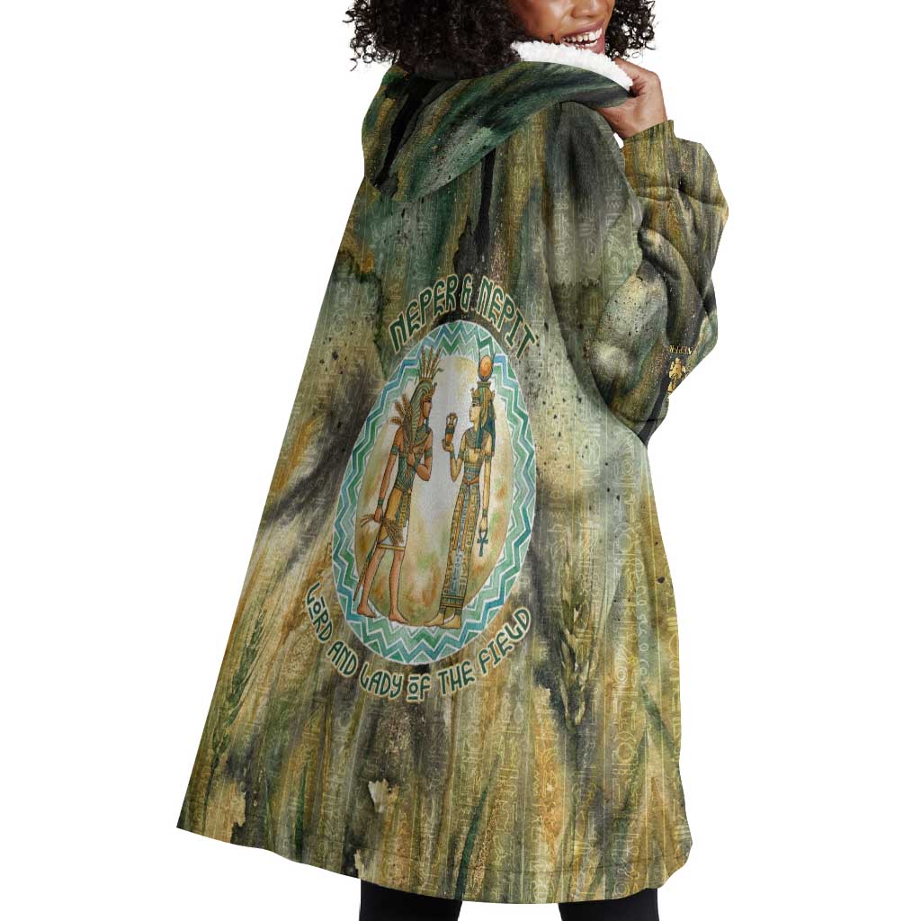 Neper and Nepit Wearable Blanket Hoodie Ancient Egyptian Seed Awakening and Fertility