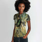 Neper and Nepit Women Polo Shirt Ancient Egyptian Seed Awakening and Fertility