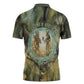 Neper and Nepit Zipper Polo Shirt Ancient Egyptian Seed Awakening and Fertility