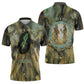 Neper and Nepit Zipper Polo Shirt Ancient Egyptian Seed Awakening and Fertility