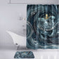 Egypt Nun and Naunet Bathroom Set Primordial Water Gods Cosmic Ocean Infinite Waves