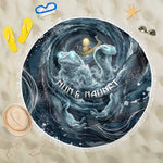 Egypt Nun and Naunet Beach Blanket Primordial Water Gods Cosmic Ocean Infinite Waves