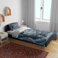 Egypt Nun and Naunet Bedding Set Primordial Water Gods Cosmic Ocean Infinite Waves