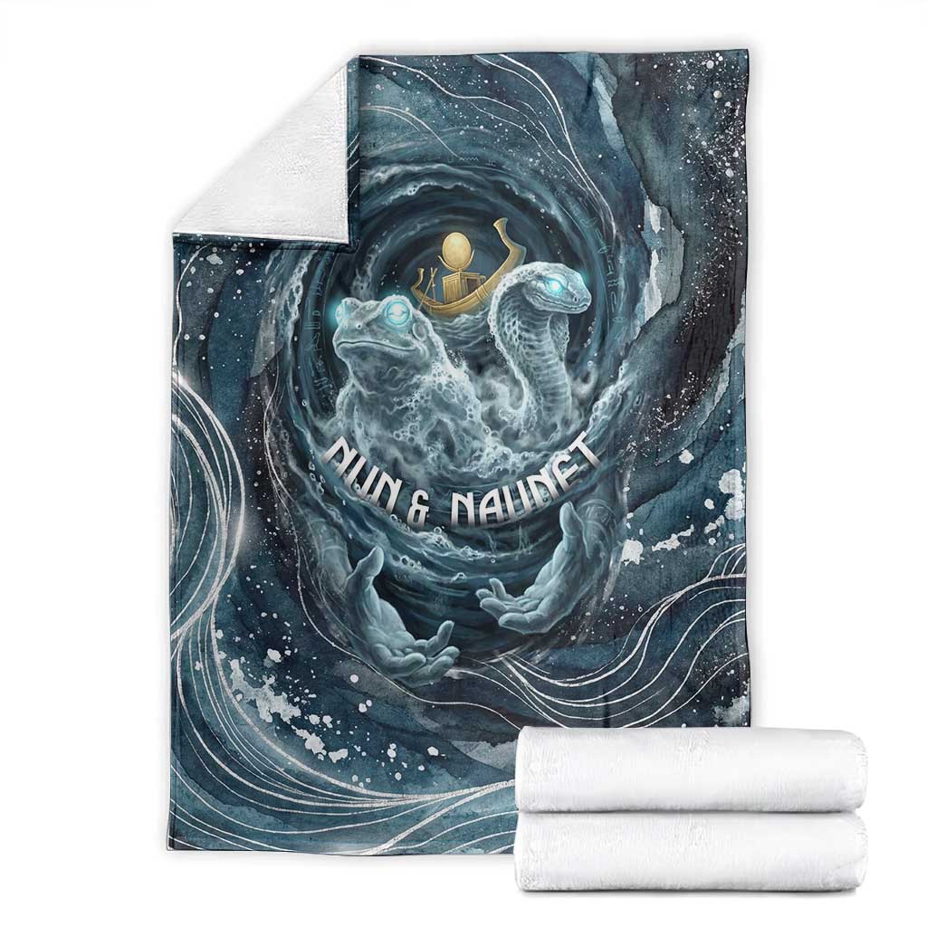 Egypt Nun and Naunet Blanket Primordial Water Gods Cosmic Ocean Infinite Waves