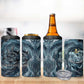 Egypt Nun and Naunet 4 in 1 Can Cooler Tumbler Primordial Water Gods Cosmic Ocean Infinite Waves