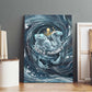 Egypt Nun and Naunet Canvas Wall Art Primordial Water Gods Cosmic Ocean Infinite Waves