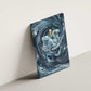 Egypt Nun and Naunet Canvas Wall Art Primordial Water Gods Cosmic Ocean Infinite Waves