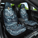Egypt Nun and Naunet Car Seat Cover Primordial Water Gods Cosmic Ocean Infinite Waves