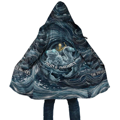 Egypt Nun and Naunet Cloak Primordial Water Gods Cosmic Ocean Infinite Waves