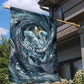 Egypt Nun and Naunet Garden Flag Primordial Water Gods Cosmic Ocean Infinite Waves