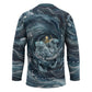 Egypt Nun and Naunet Hockey Jersey Primordial Water Gods Cosmic Ocean Infinite Waves