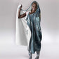 Egypt Nun and Naunet Hooded Blanket Primordial Water Gods Cosmic Ocean Infinite Waves
