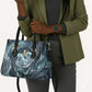 Egypt Nun and Naunet Leather Bag Primordial Water Gods Cosmic Ocean Infinite Waves